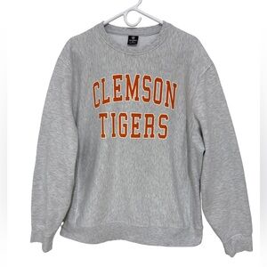 Clemson Tigers Top Of The World Crew-Neck Sweatshirt Women’s XXL Gray